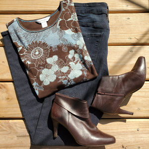 Christopher & Banks 3/4 Sleeve T Shirt